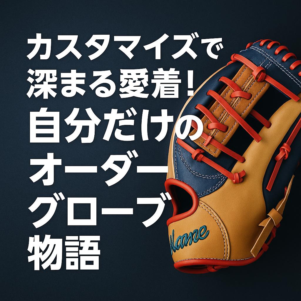 カスタマイズで深まる愛着！自分だけのオーダーグローブ物語
