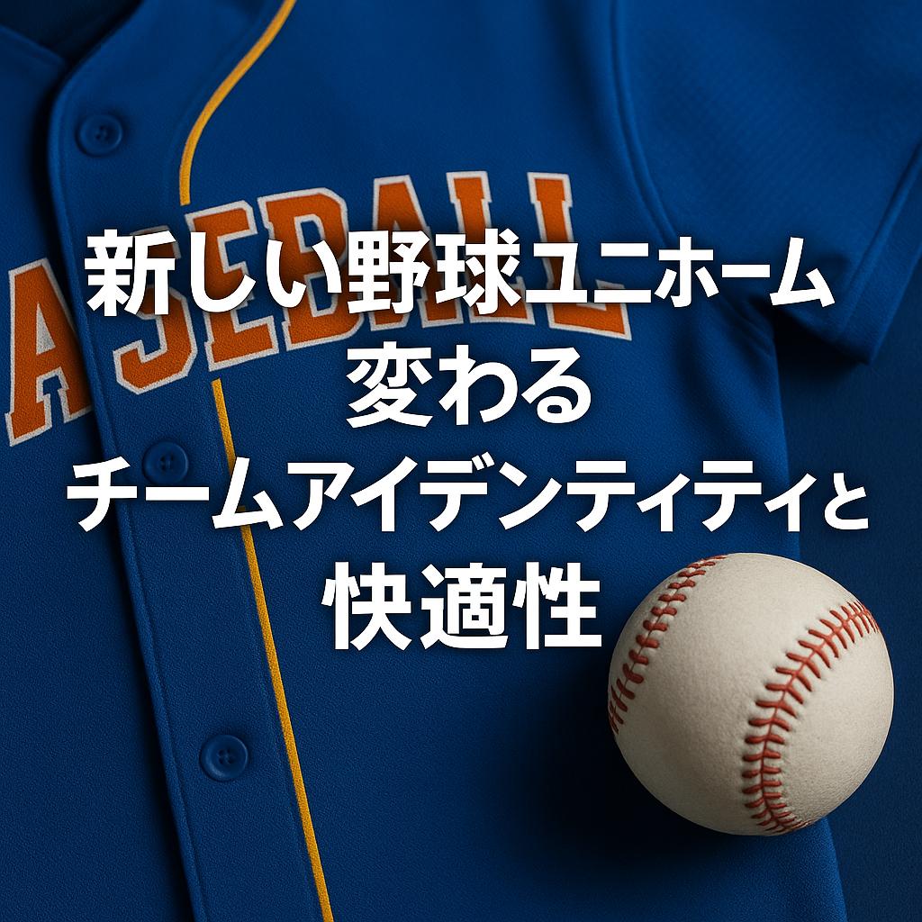 新しい野球ユニホームで変わるチームアイデンティティと快適性